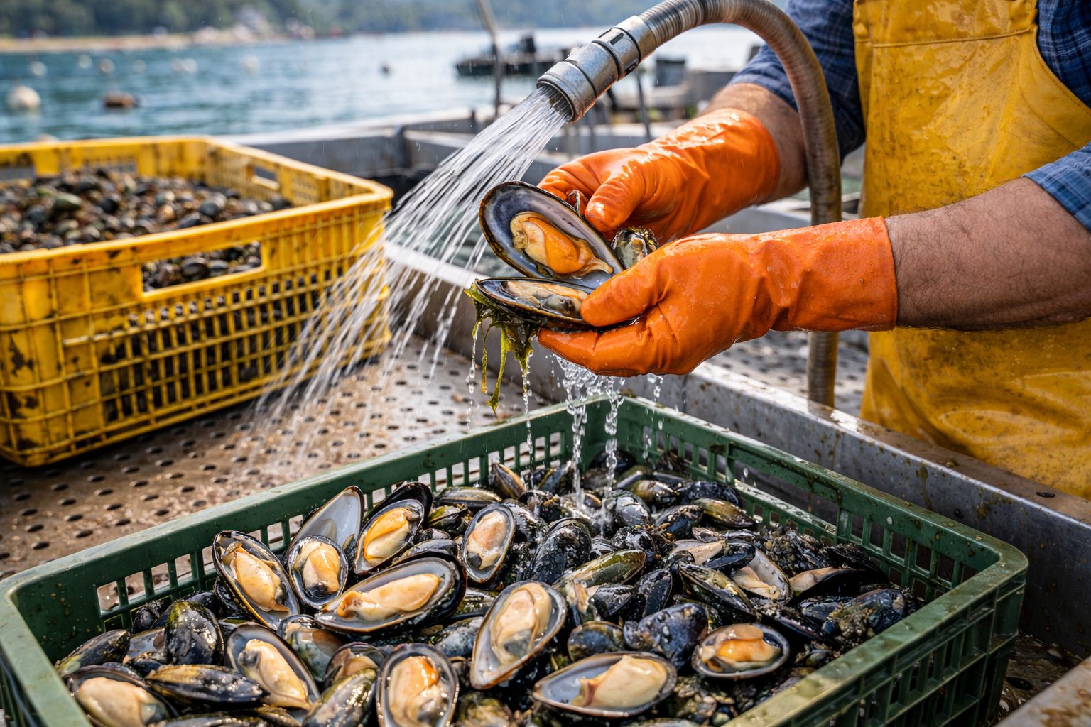 Home Mussels Cleaning